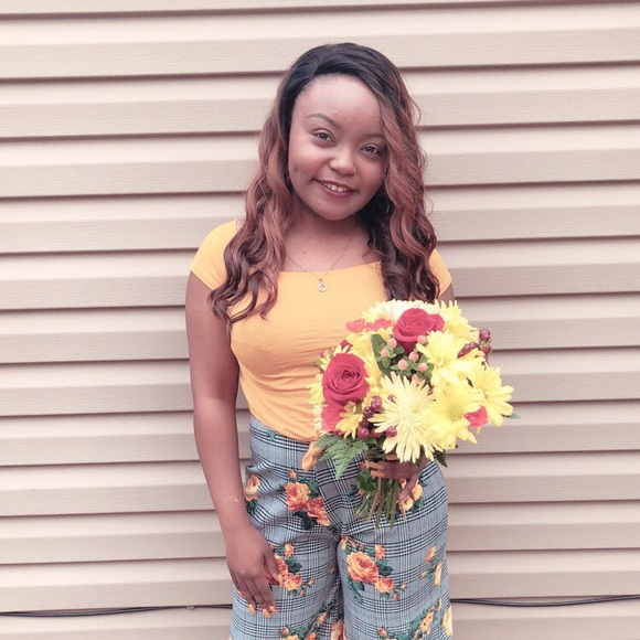 Floral pattern pants - Picture 1 of 4